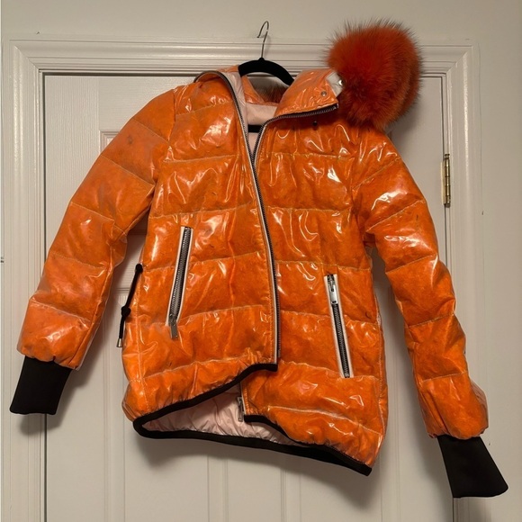 Flo & Clo Transparent Down Coat - Picture 2 of 12